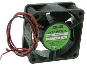 12VDC. 2-3/8in. Square X 1in. Box Fan. Boxer
